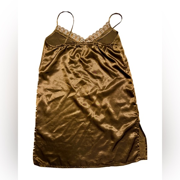 BROWN SLIP DRESS - Picture 2 of 2